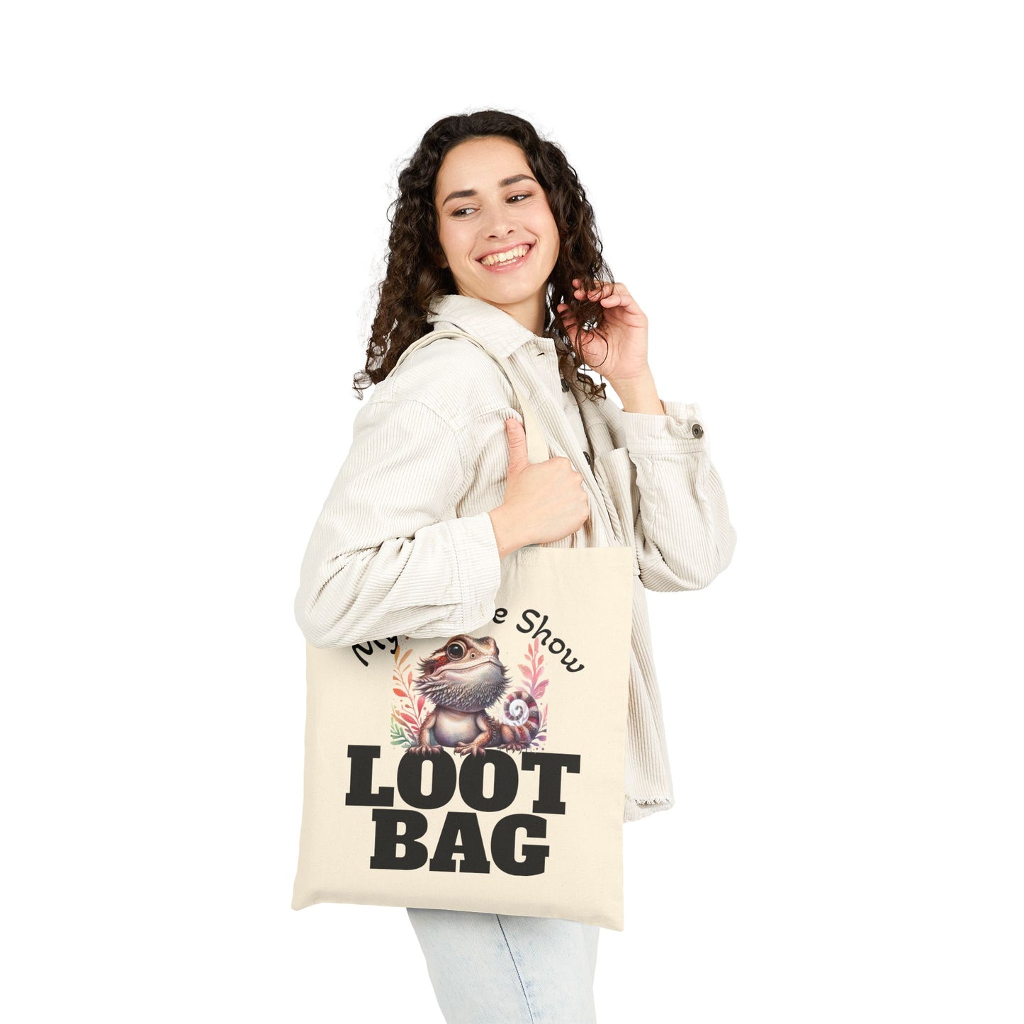 My Reptile Show Loot Bag - Cotton Canvas Tote for Reptile Lovers