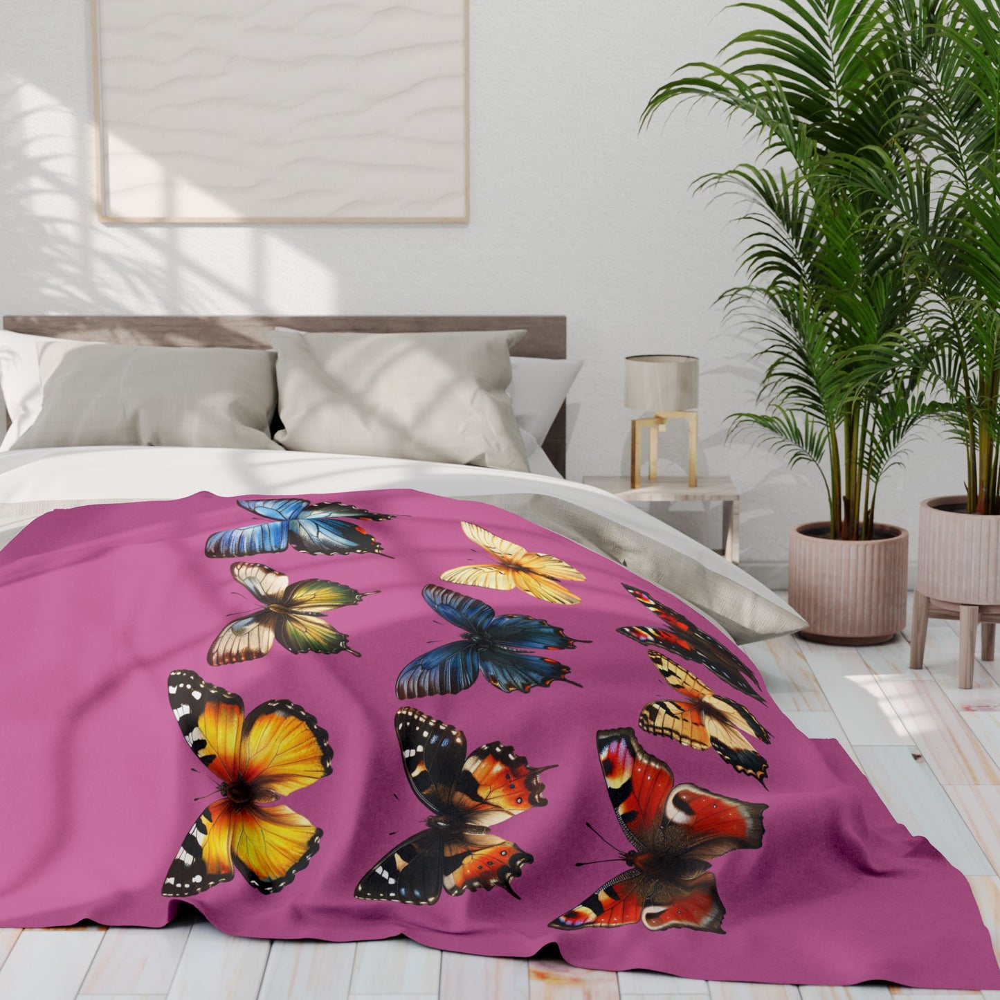 Butterflies Cozy Arctic Fleece Blanket | Perfect for Home Decor, Gifting, and Cozy Nights - Snuggle up with a Butterfly