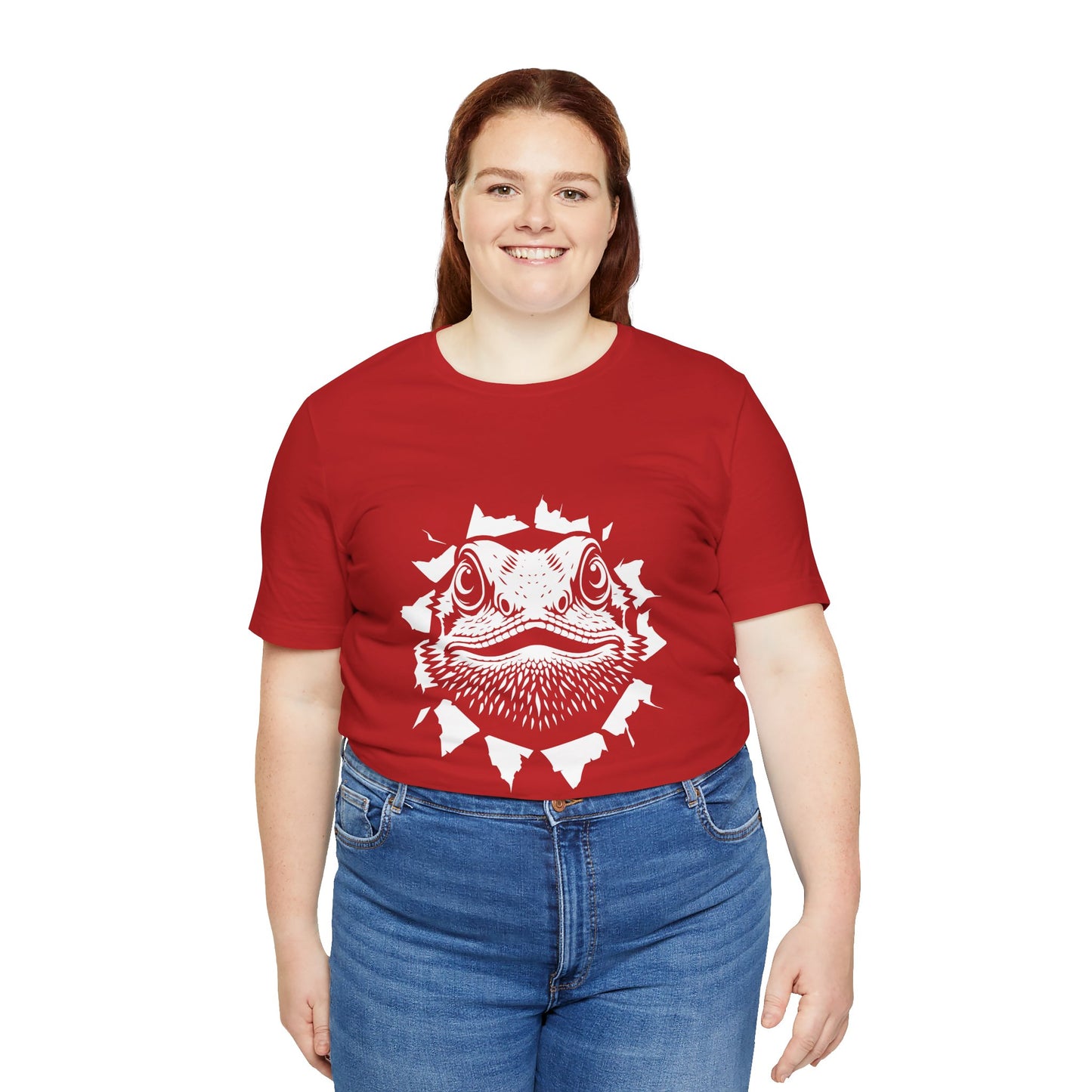 "Dragon Exit" Print Unisex Jersey Tee - Casual Everyday Wear - Great for Reptile Lovers