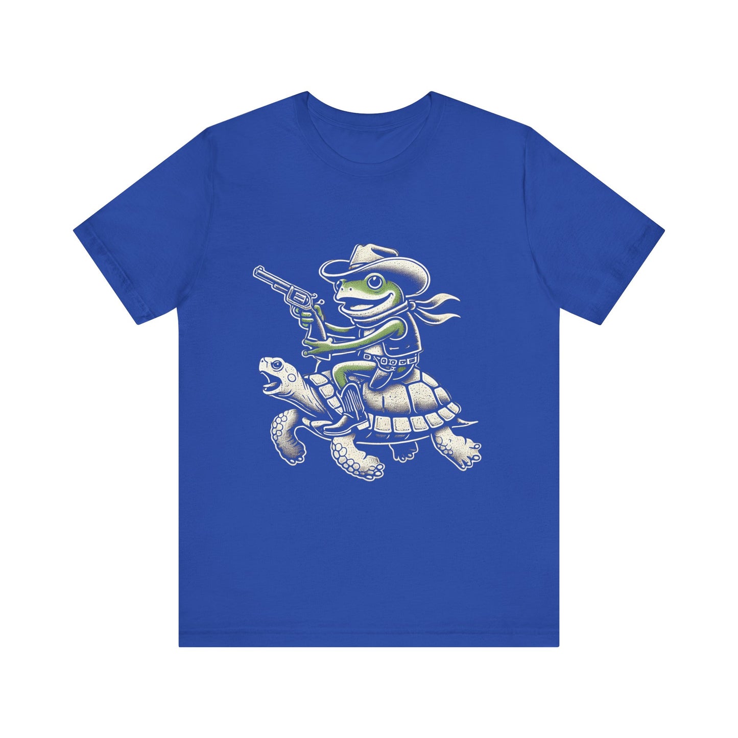 Cowboy Frog Unisex Jersey Tee - Casual Everyday Wear - Great for Reptile Lovers