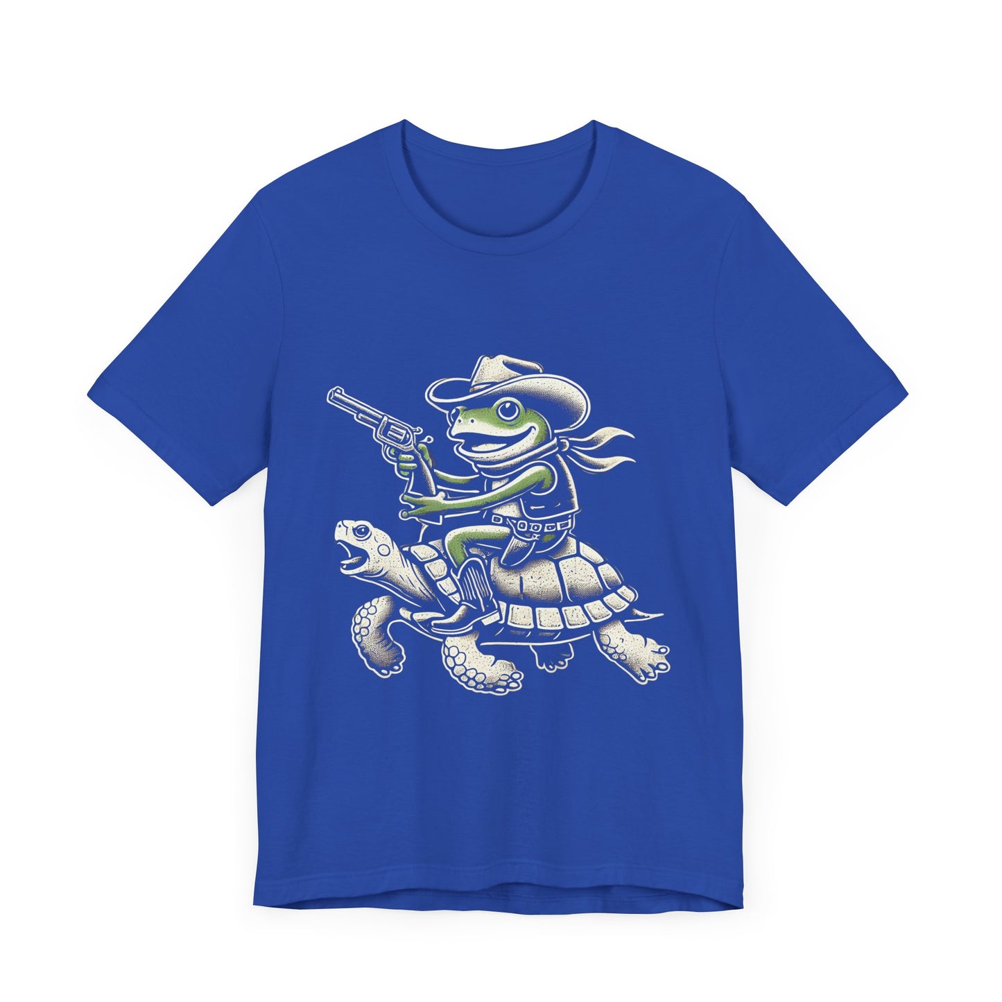 Cowboy Frog Unisex Jersey Tee - Casual Everyday Wear - Great for Reptile Lovers