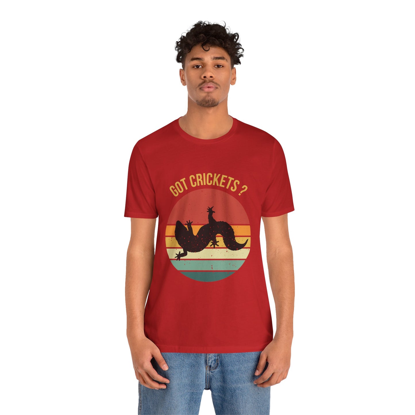 "Got Crickets" Unisex Jersey Tee - Casual Everyday Wear - Great for Reptile Lovers