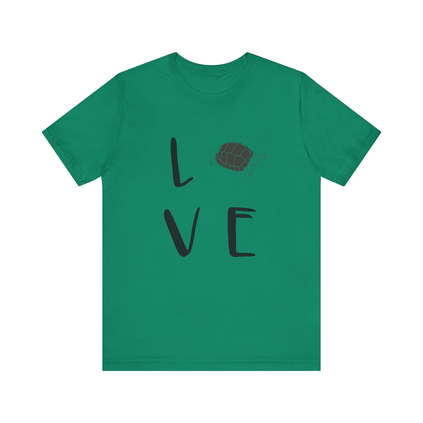 Tortoise Love Unisex Jersey Tee - Casual Everyday Wear - Great for Reptile Lovers