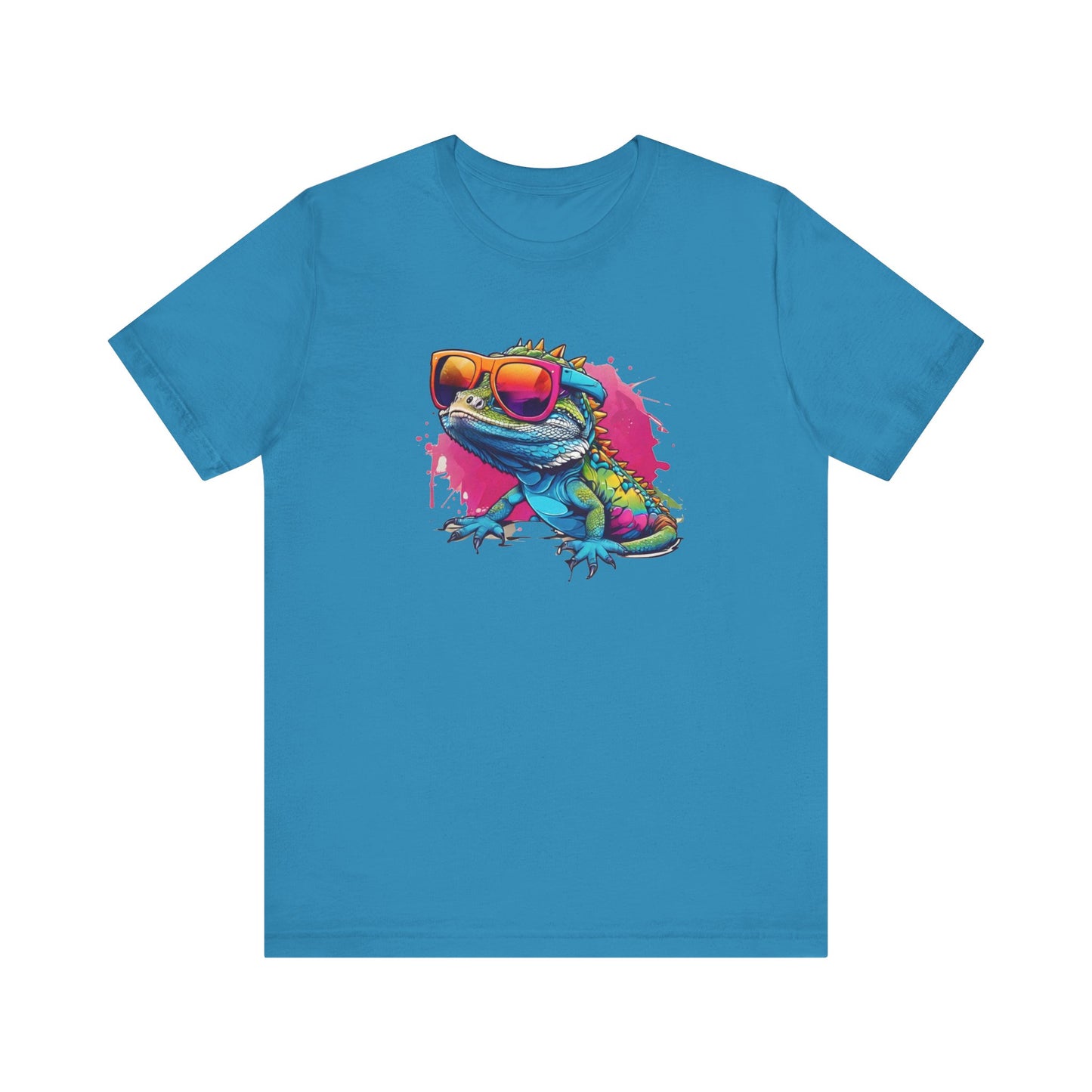 Cool Lizard Unisex Jersey Tee - Casual Everyday Wear - Great for Reptile Lovers