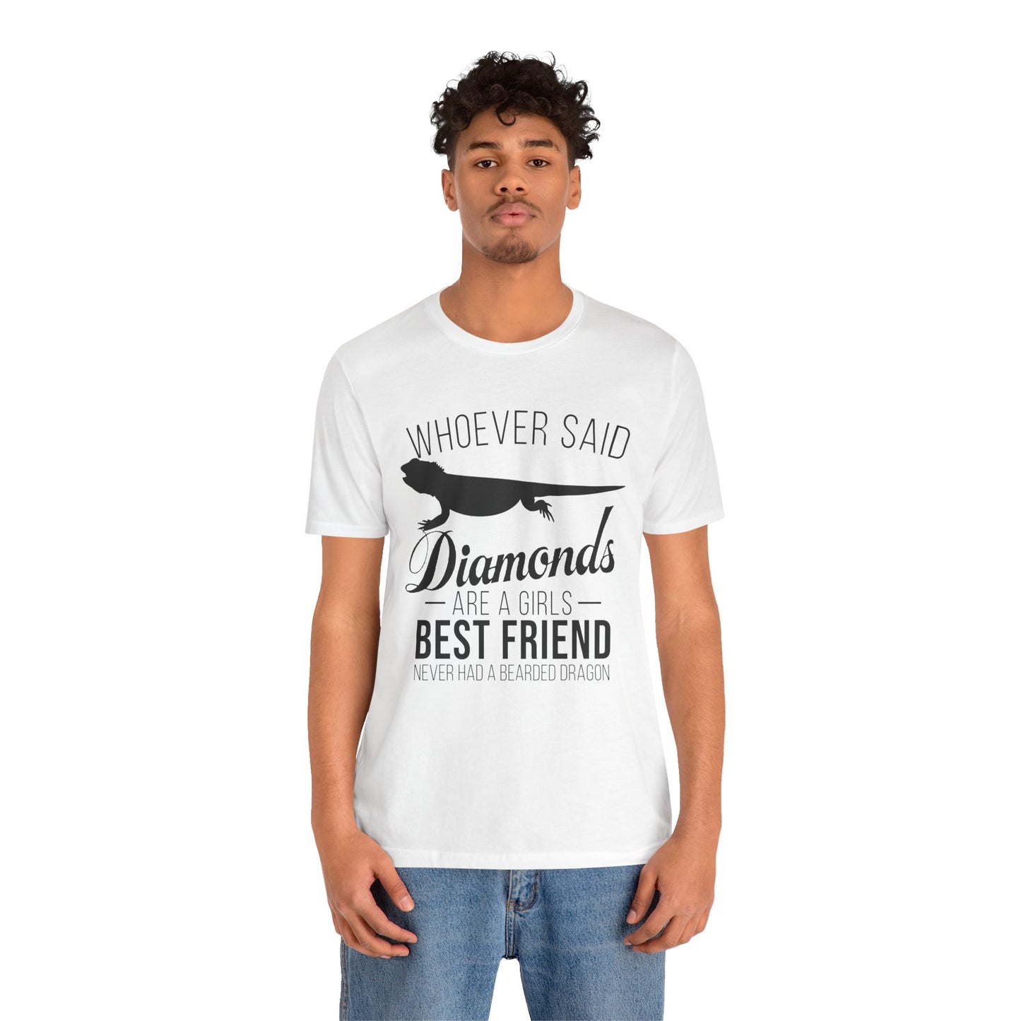Dragons Are a Girl's Best Friend Unisex Jersey Tee - Casual Everyday Wear - Great for Reptile Lovers