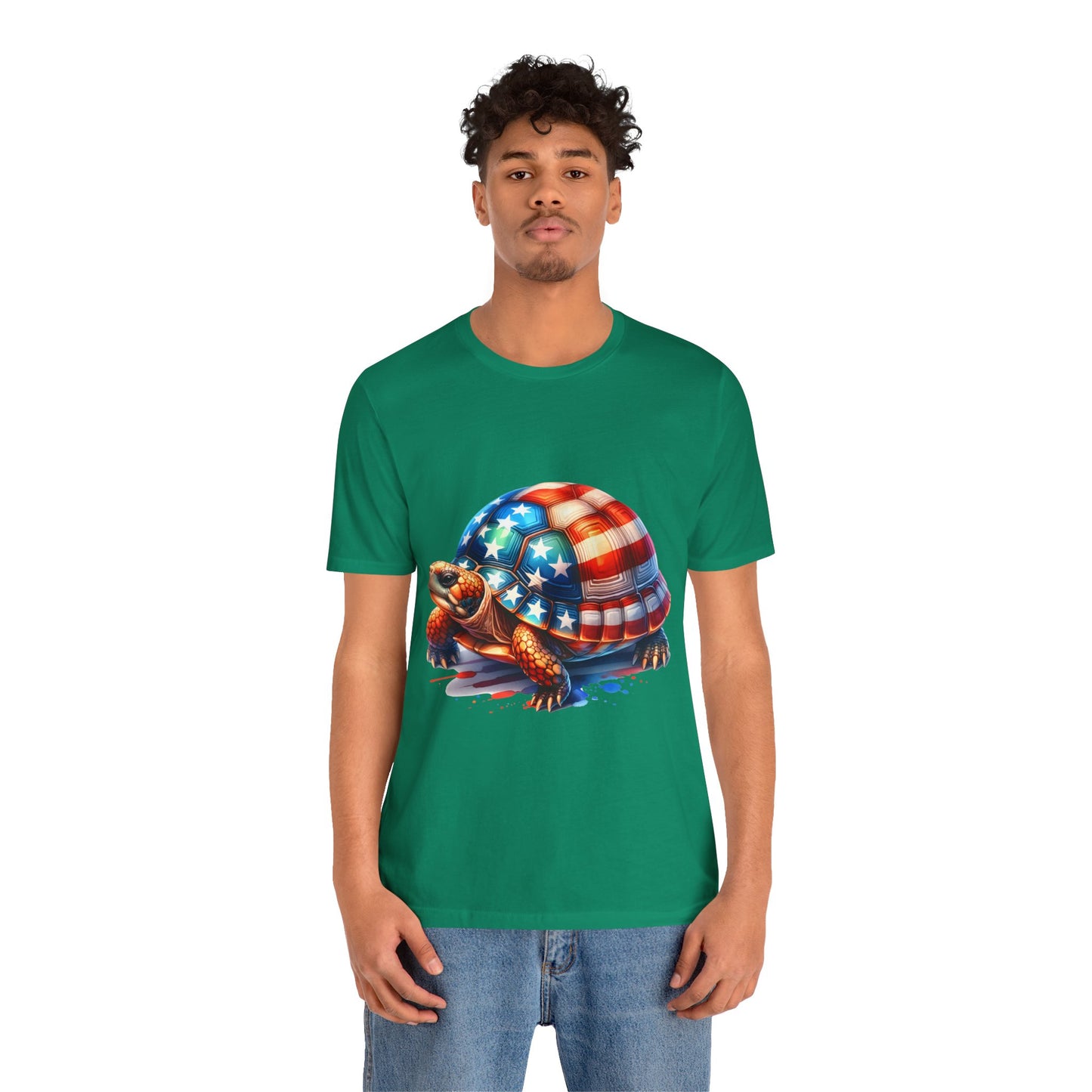 American Turtle Unisex Jersey Tee - Casual Everyday Wear - Great for Reptile Lovers