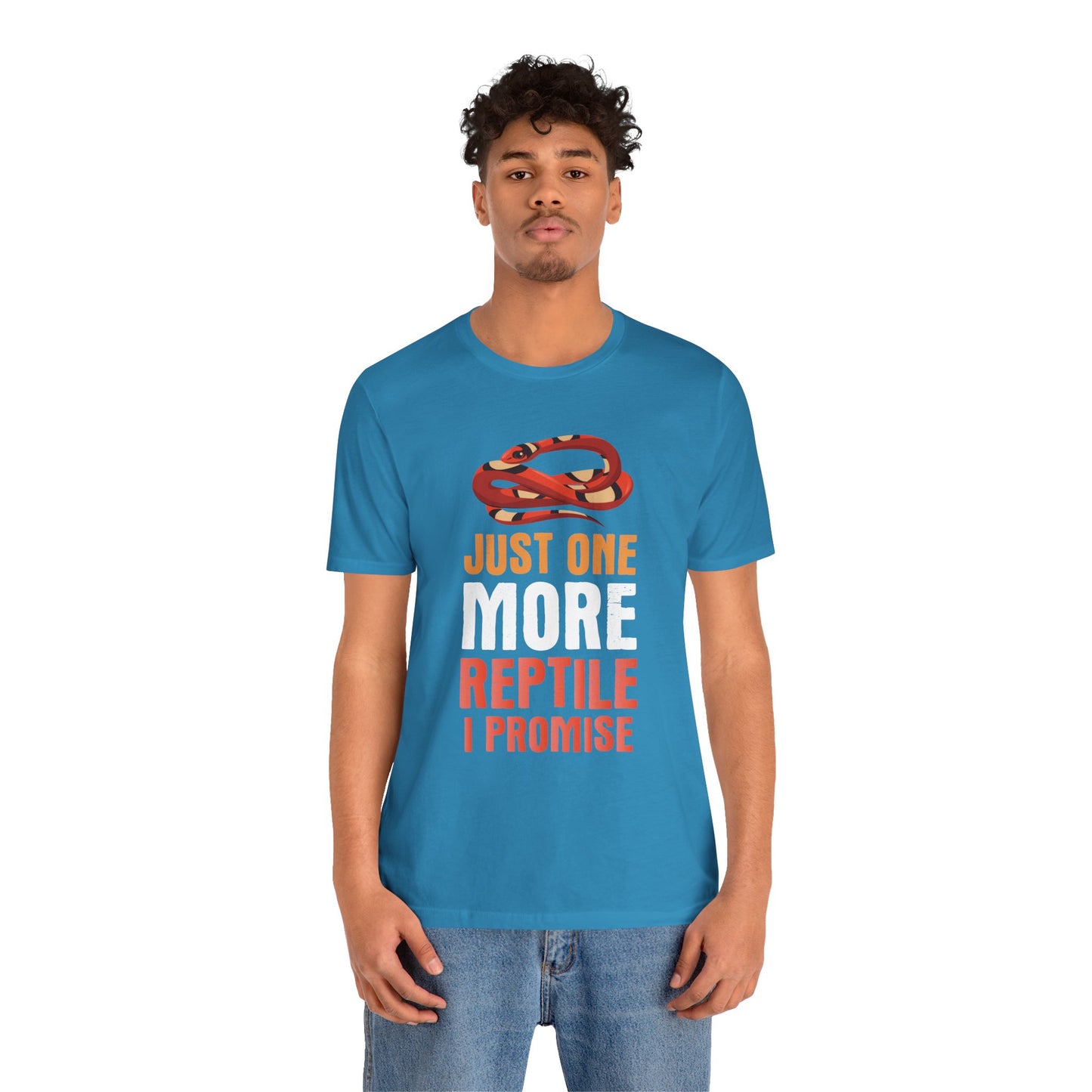 "Just One More Reptile" Unisex Jersey Tee - Casual Everyday Wear - Great for Reptile Lovers