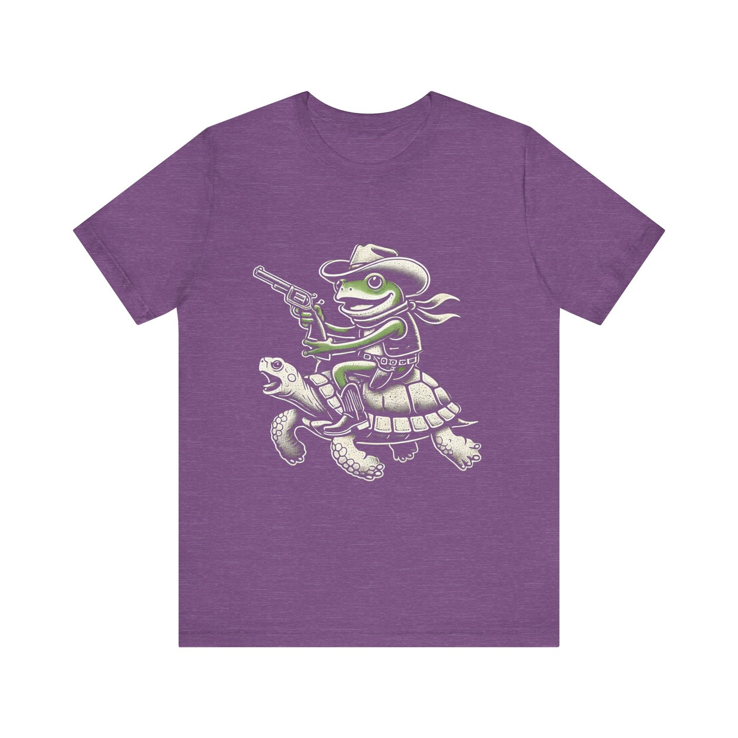 Cowboy Frog Unisex Jersey Tee - Casual Everyday Wear - Great for Reptile Lovers