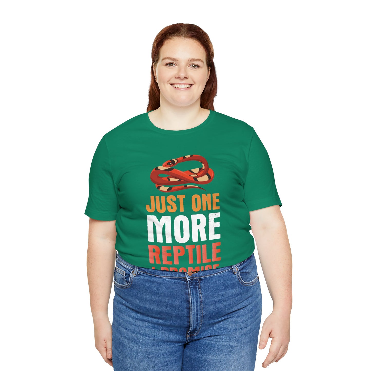 "Just One More Reptile" Unisex Jersey Tee - Casual Everyday Wear - Great for Reptile Lovers