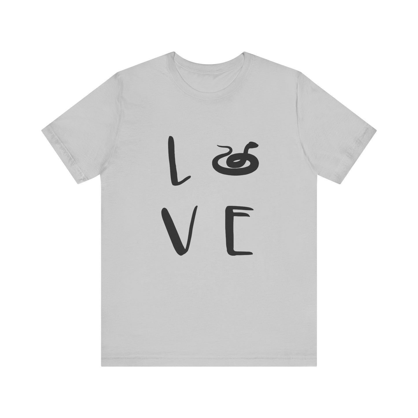 Snake Love Unisex Jersey Tee - Casual Everyday Wear - Great for Reptile Lovers