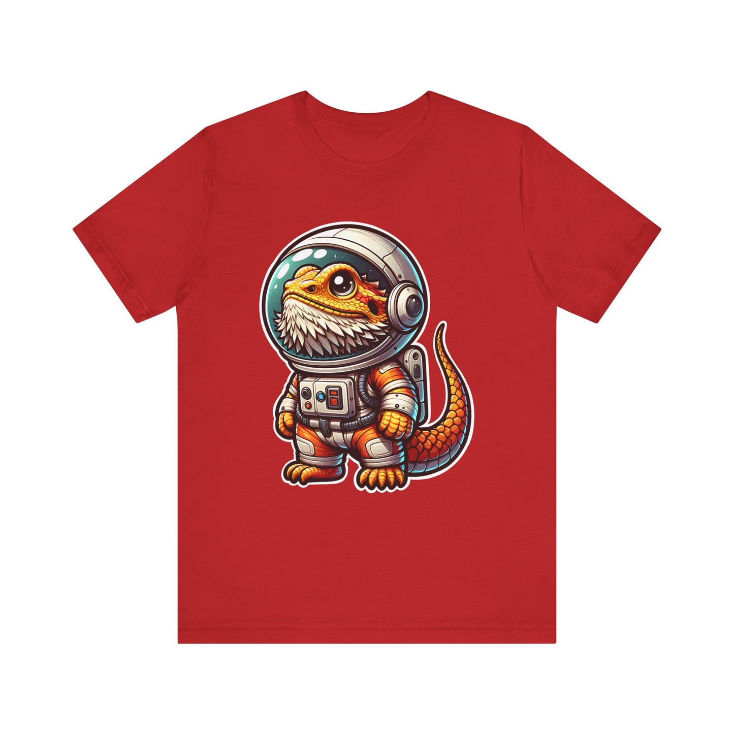 Space Beardie Unisex Jersey Tee - Casual Everyday Wear - Great for Reptile Lovers