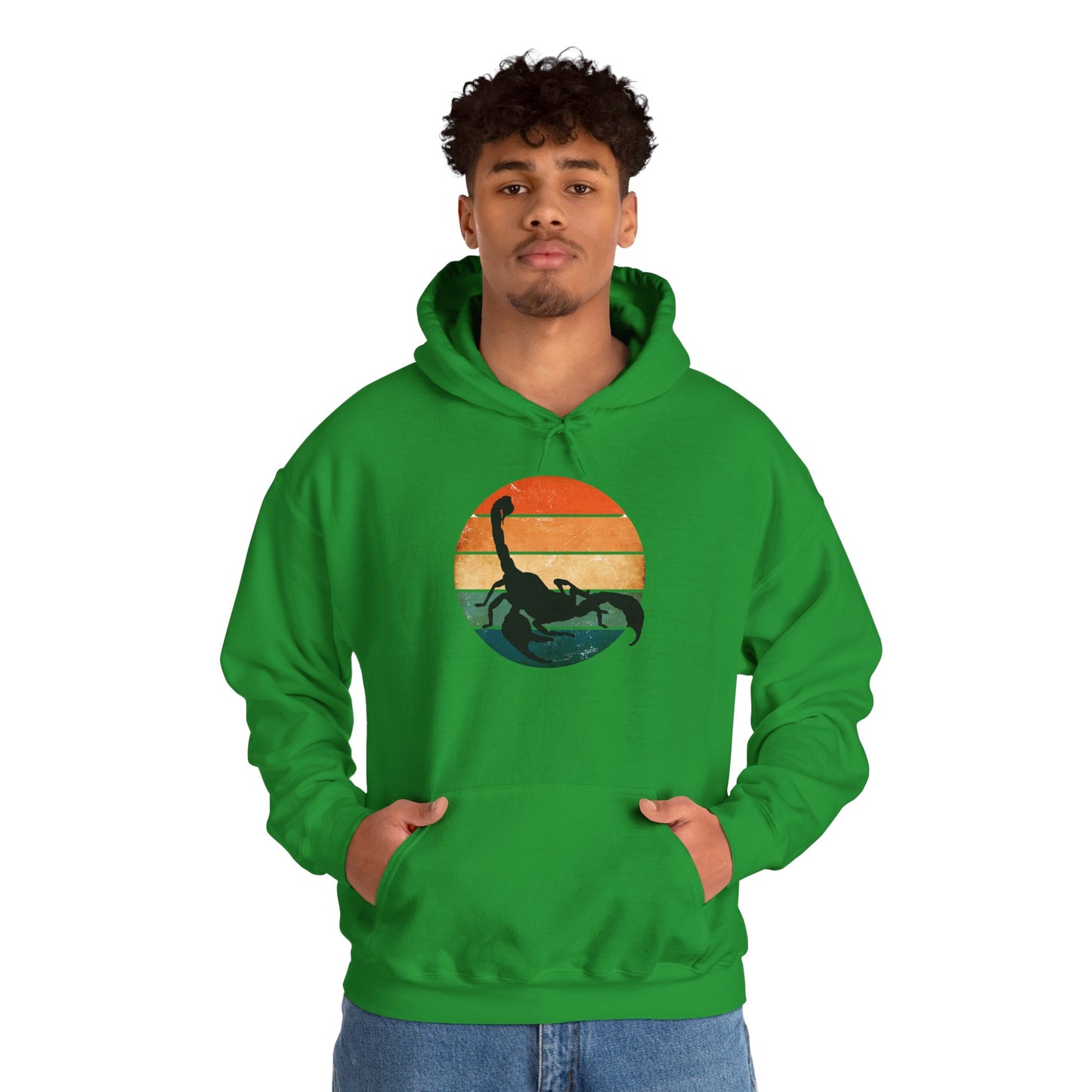 Scorpion Unisex Hooded Sweatshirt with Bold Print - Great for Reptile Lovers