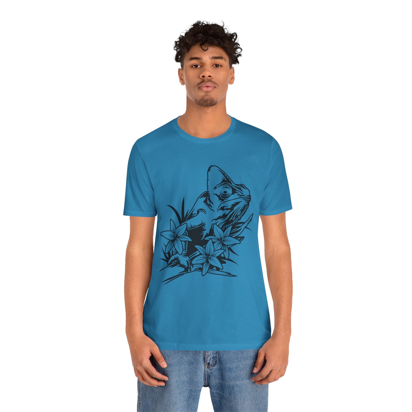 Chameleon Unisex Jersey Tee - Casual Everyday Wear - Great for Reptile Lovers