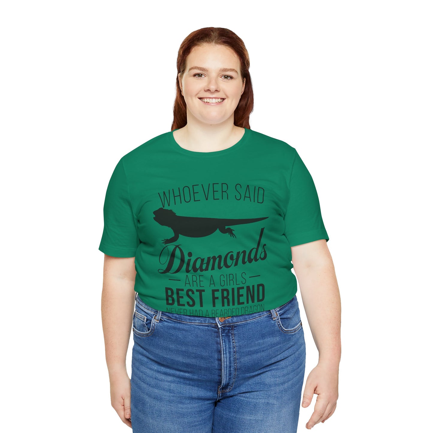 Dragons Are a Girl's Best Friend Unisex Jersey Tee - Casual Everyday Wear - Great for Reptile Lovers