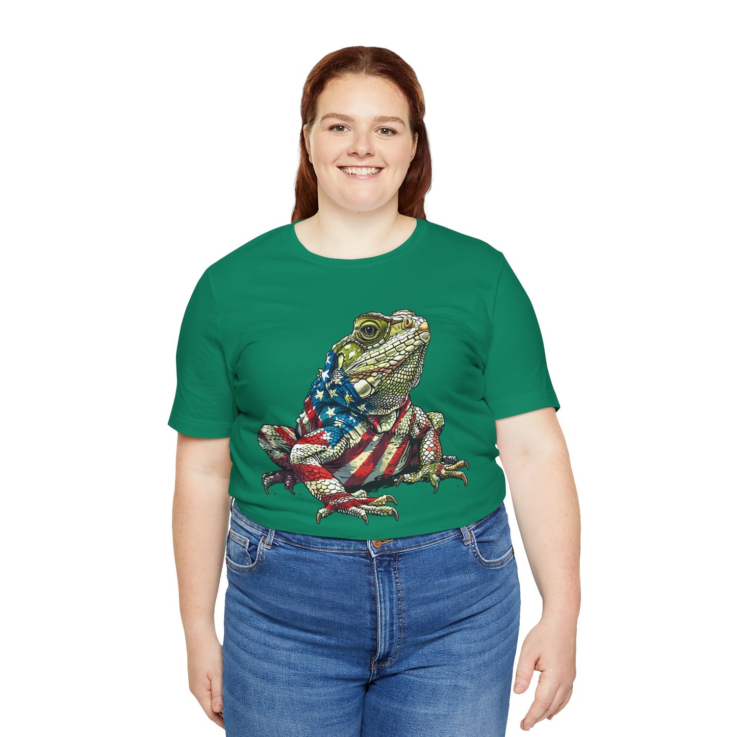 American Iquana Unisex Jersey Tee - Casual Everyday Wear - Great for Reptile Lovers
