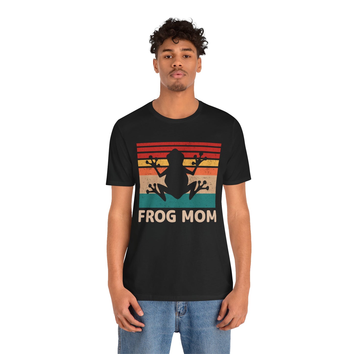 "Frog Mom" Unisex Jersey Tee - Casual Everyday Wear - Great for Reptile Lovers