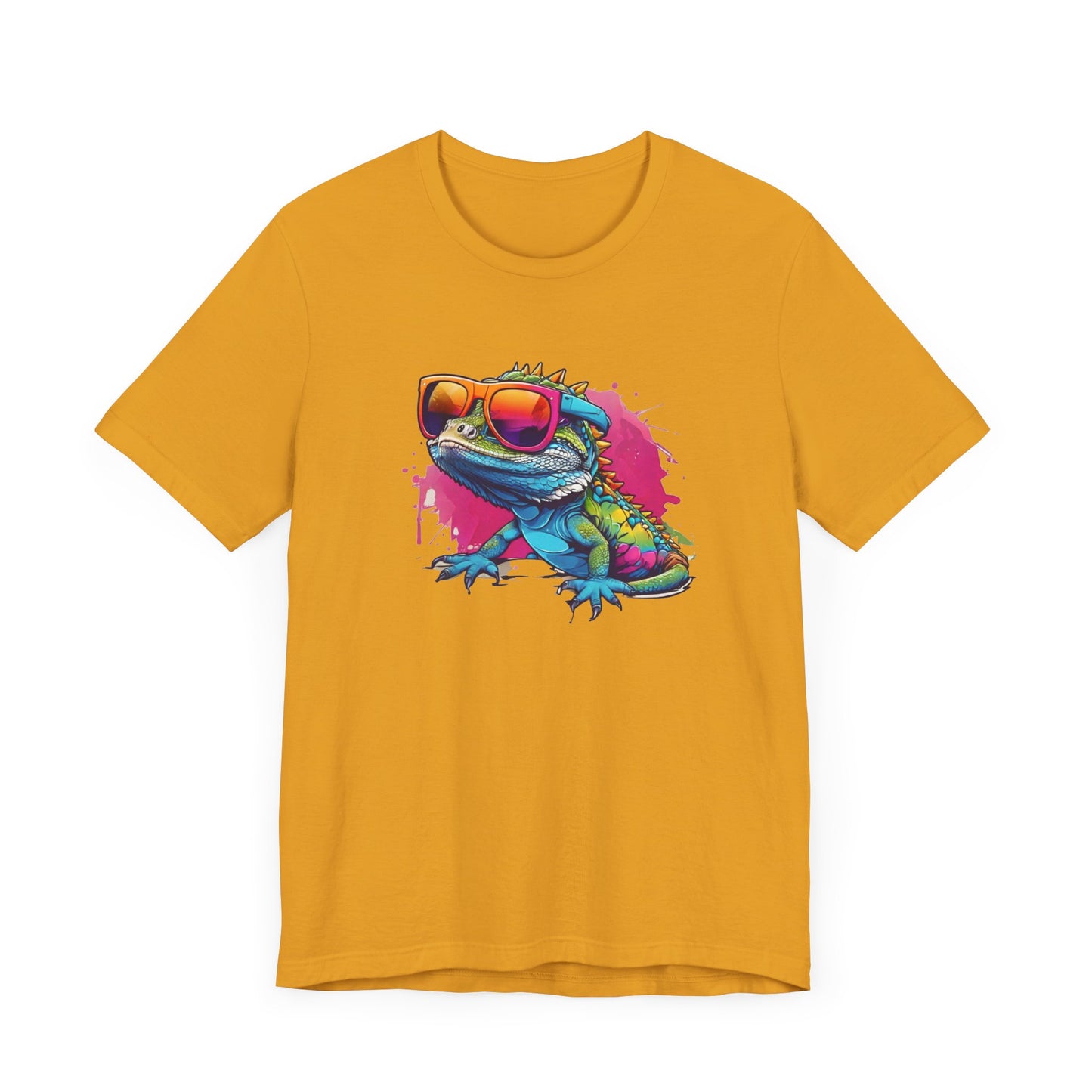 Cool Lizard Unisex Jersey Tee - Casual Everyday Wear - Great for Reptile Lovers
