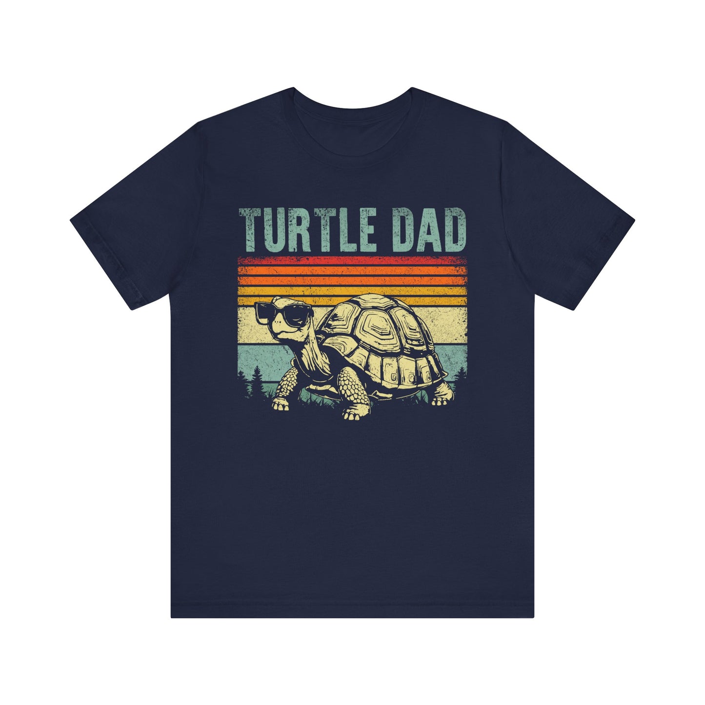 "Turtle Dad" Unisex Jersey Tee - Casual Everyday Wear - Great for Reptile Lovers