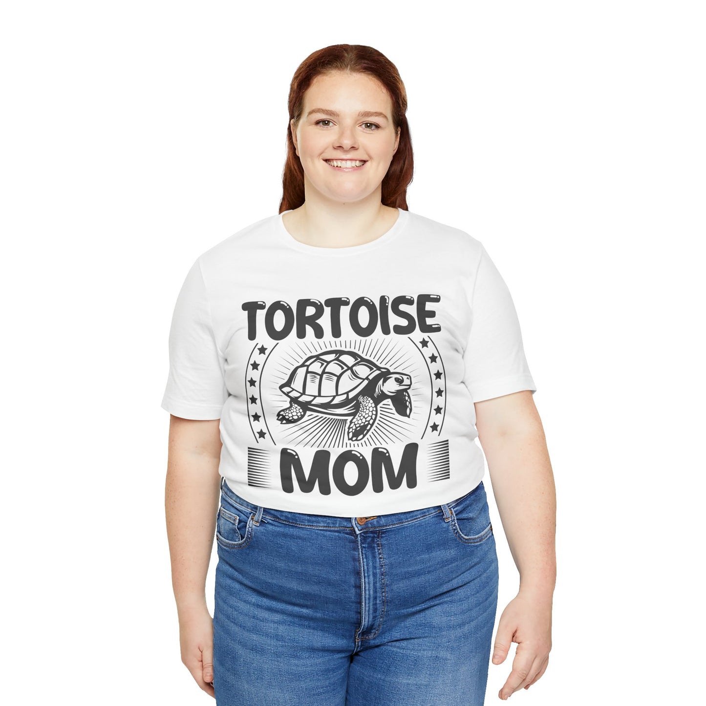 "Tortoise Mom" Unisex Jersey Tee - Casual Everyday Wear - Great for Reptile Lovers