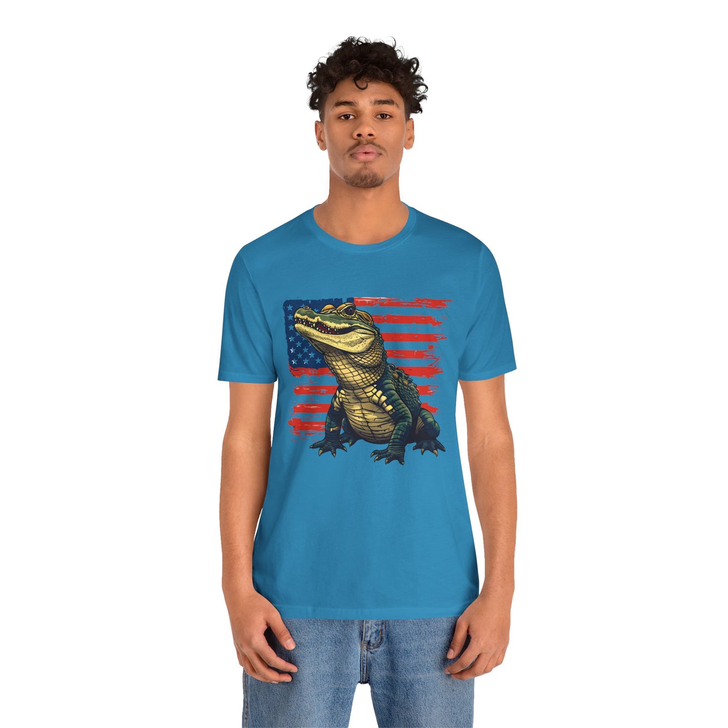 American Gator Unisex Jersey Tee - Casual Everyday Wear - Great for Reptile Lovers