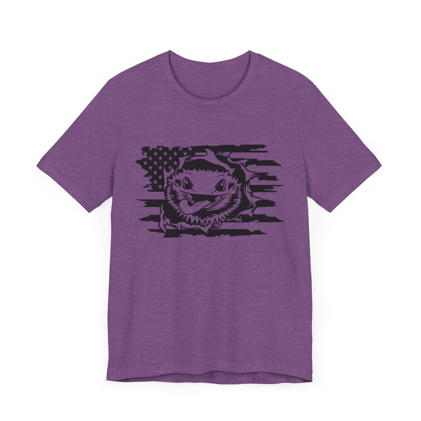 Beardie Flag Exit Unisex Jersey Tee - Casual Everyday Wear - Great for Reptile Lovers