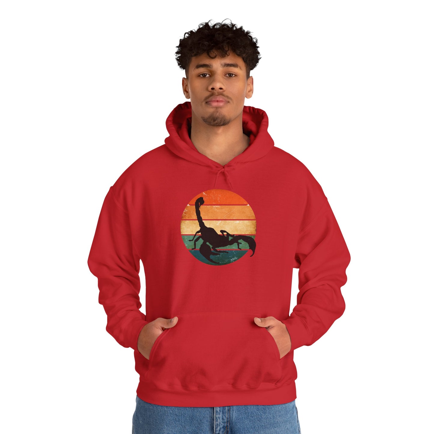 Scorpion Unisex Hooded Sweatshirt with Bold Print - Great for Reptile Lovers