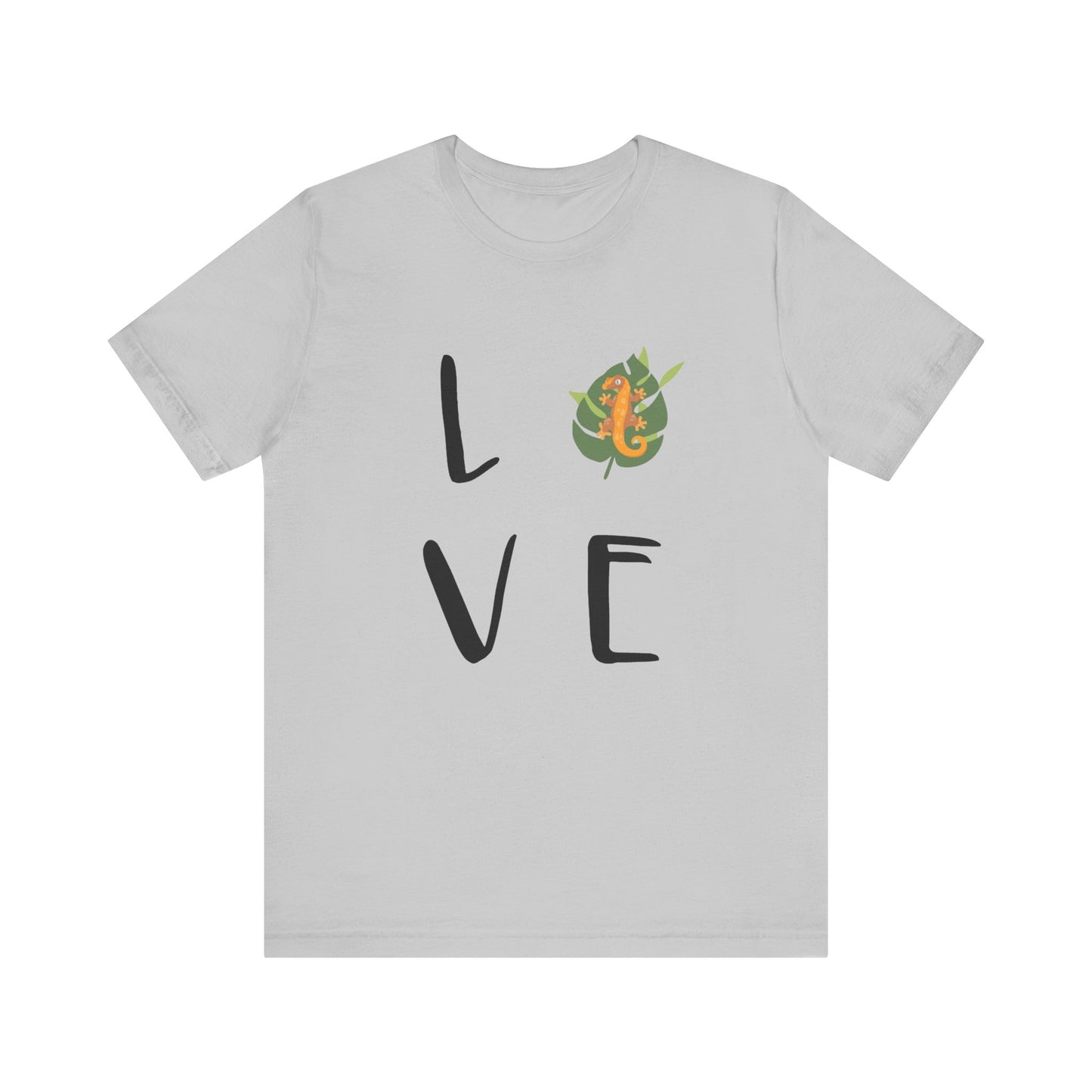 Crestie Love Unisex Jersey Tee - Casual Everyday Wear - Great for Reptile Lovers