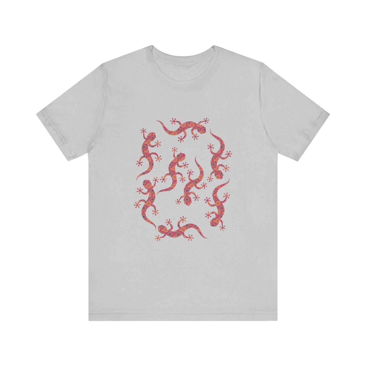 Lots of Geckos Unisex Jersey Tee - Casual Everyday Wear - Great for Reptile Lovers