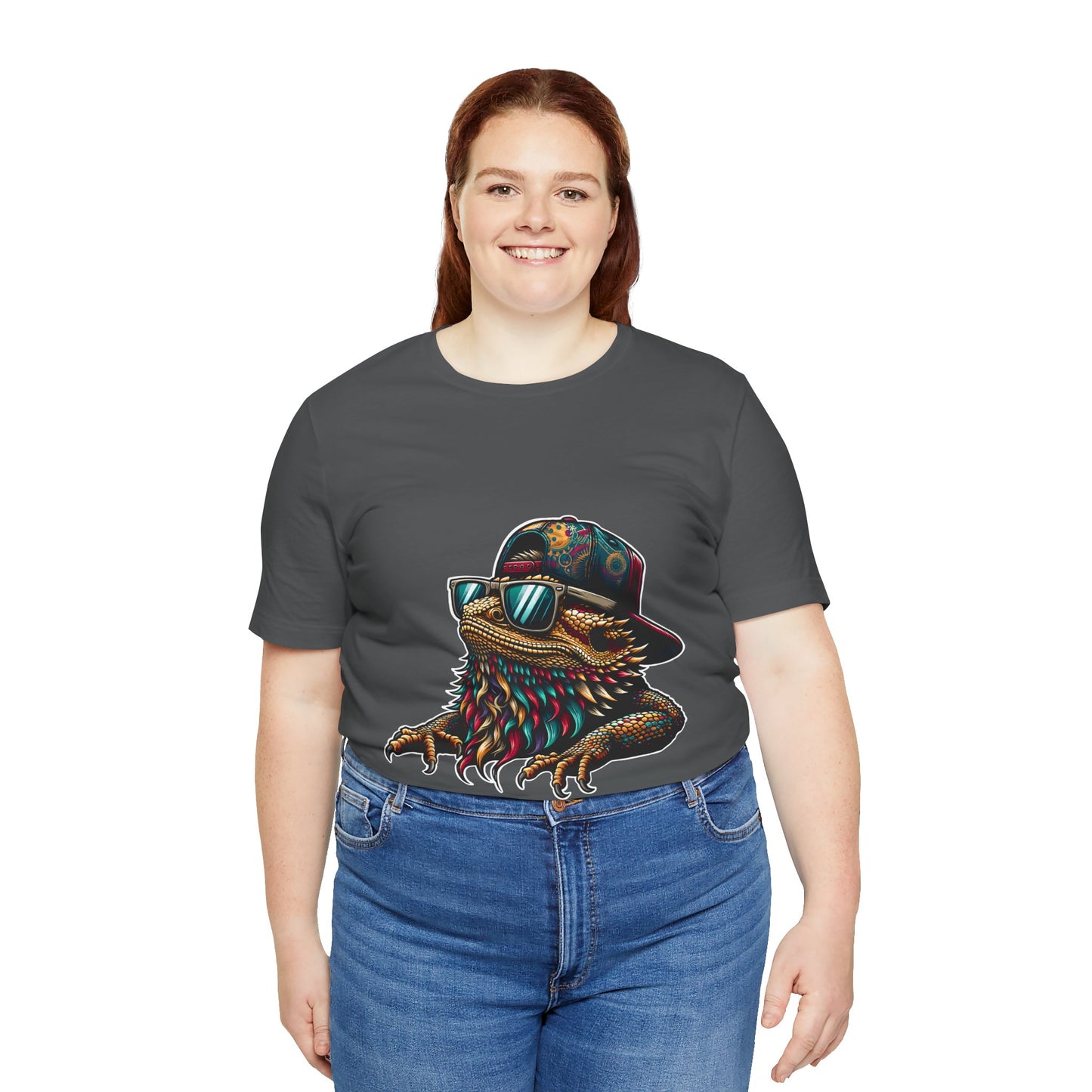 Stylin' Beardie Unisex Jersey Tee - Casual Everyday Wear - Great for Reptile Lovers