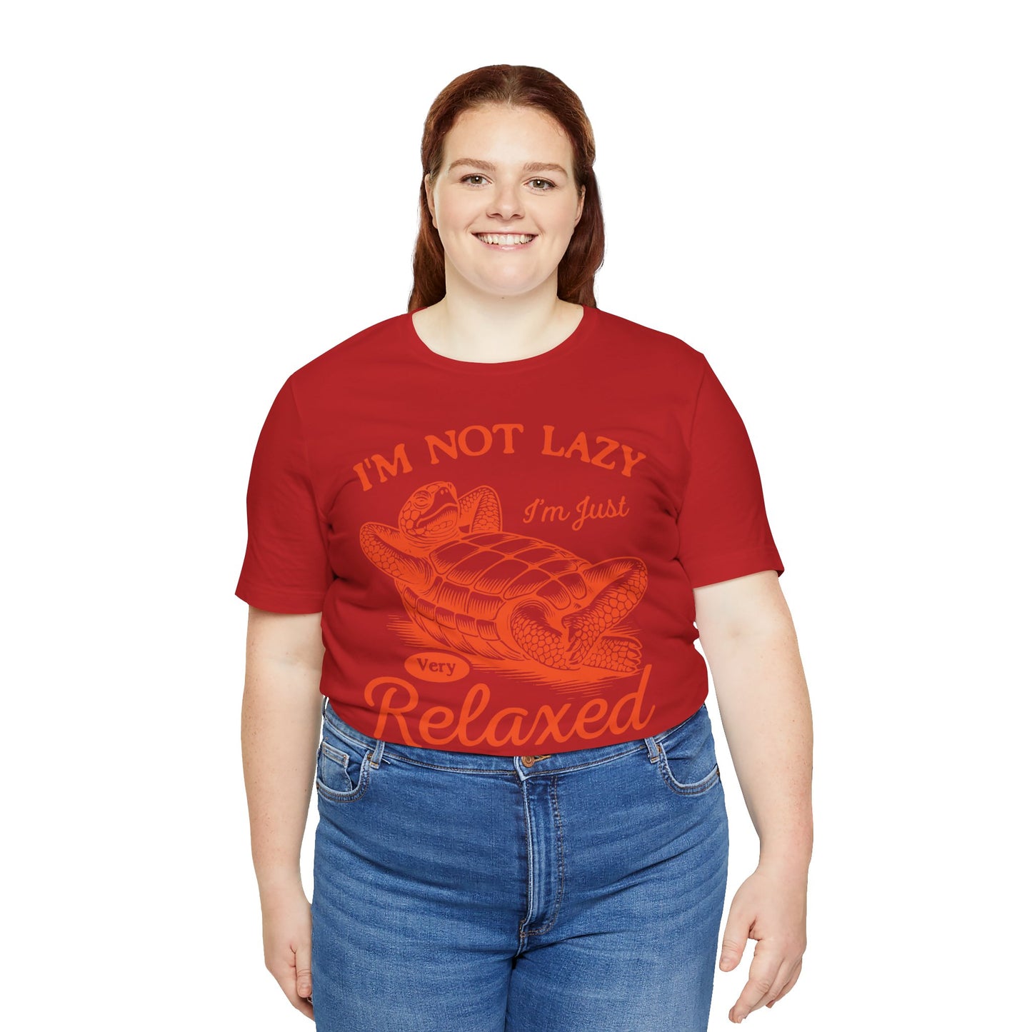 "I'm Not Lazy" Unisex Jersey Tee - Casual Everyday Wear - Great for Reptile Lovers