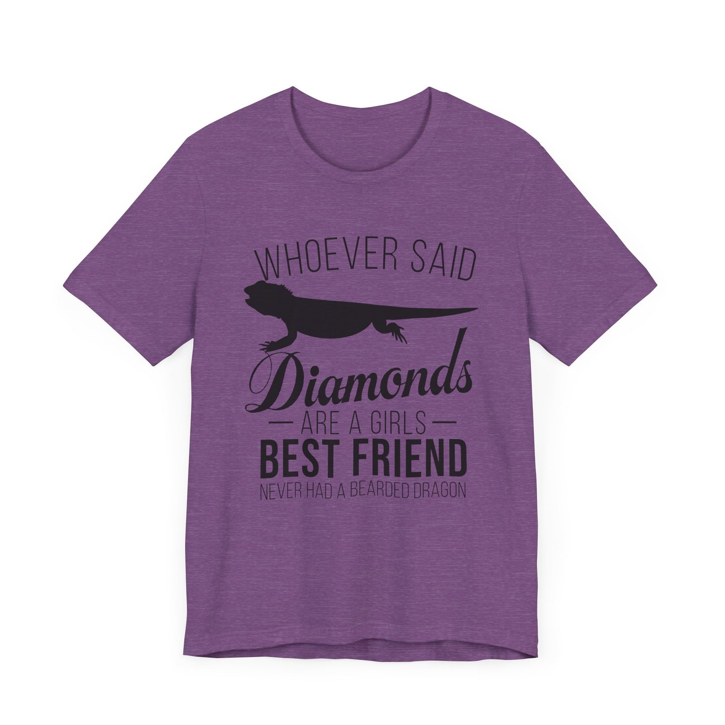 Dragons Are a Girl's Best Friend Unisex Jersey Tee - Casual Everyday Wear - Great for Reptile Lovers