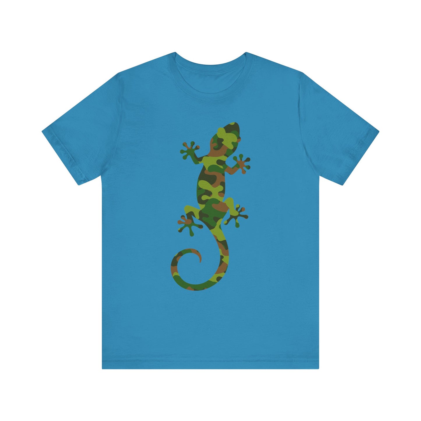 Camo Lizard Unisex Jersey Tee - Casual Everyday Wear - Great for Reptile Lovers