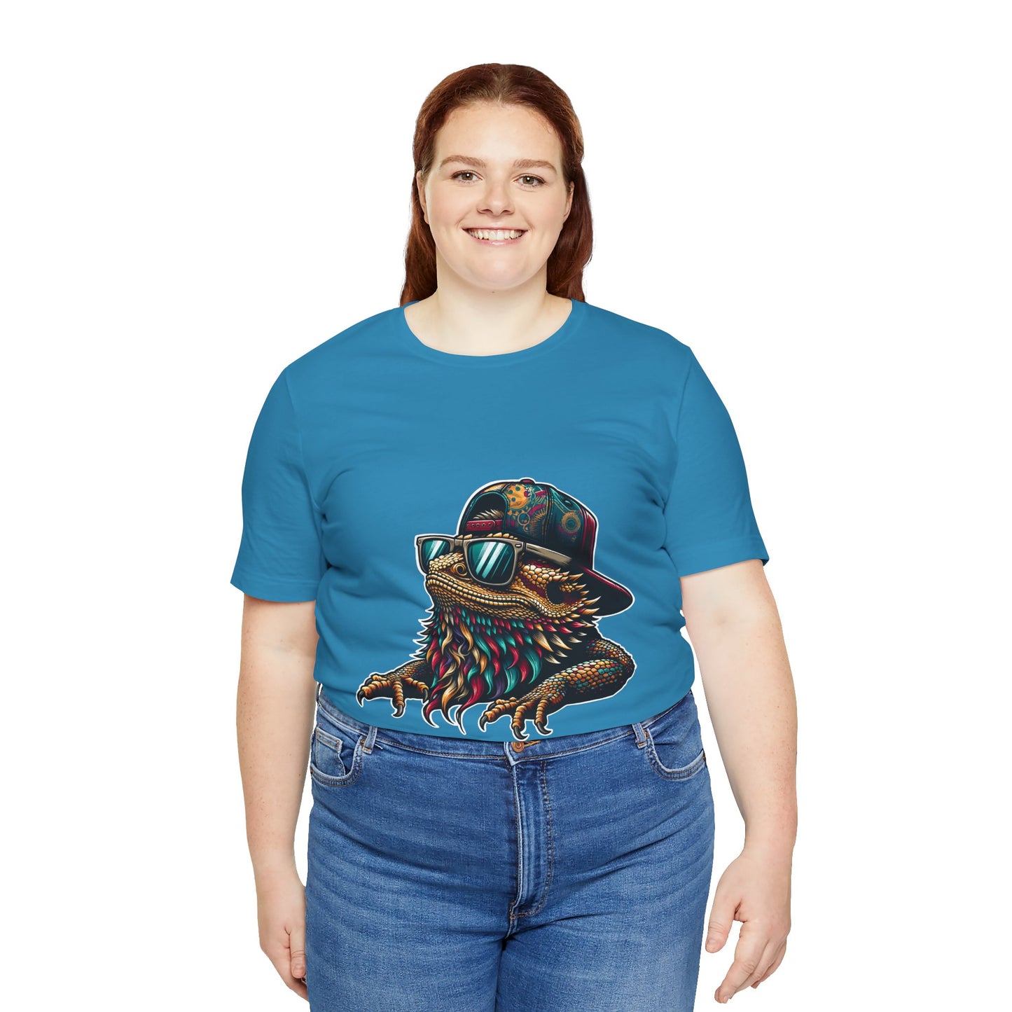 Stylin' Beardie Unisex Jersey Tee - Casual Everyday Wear - Great for Reptile Lovers