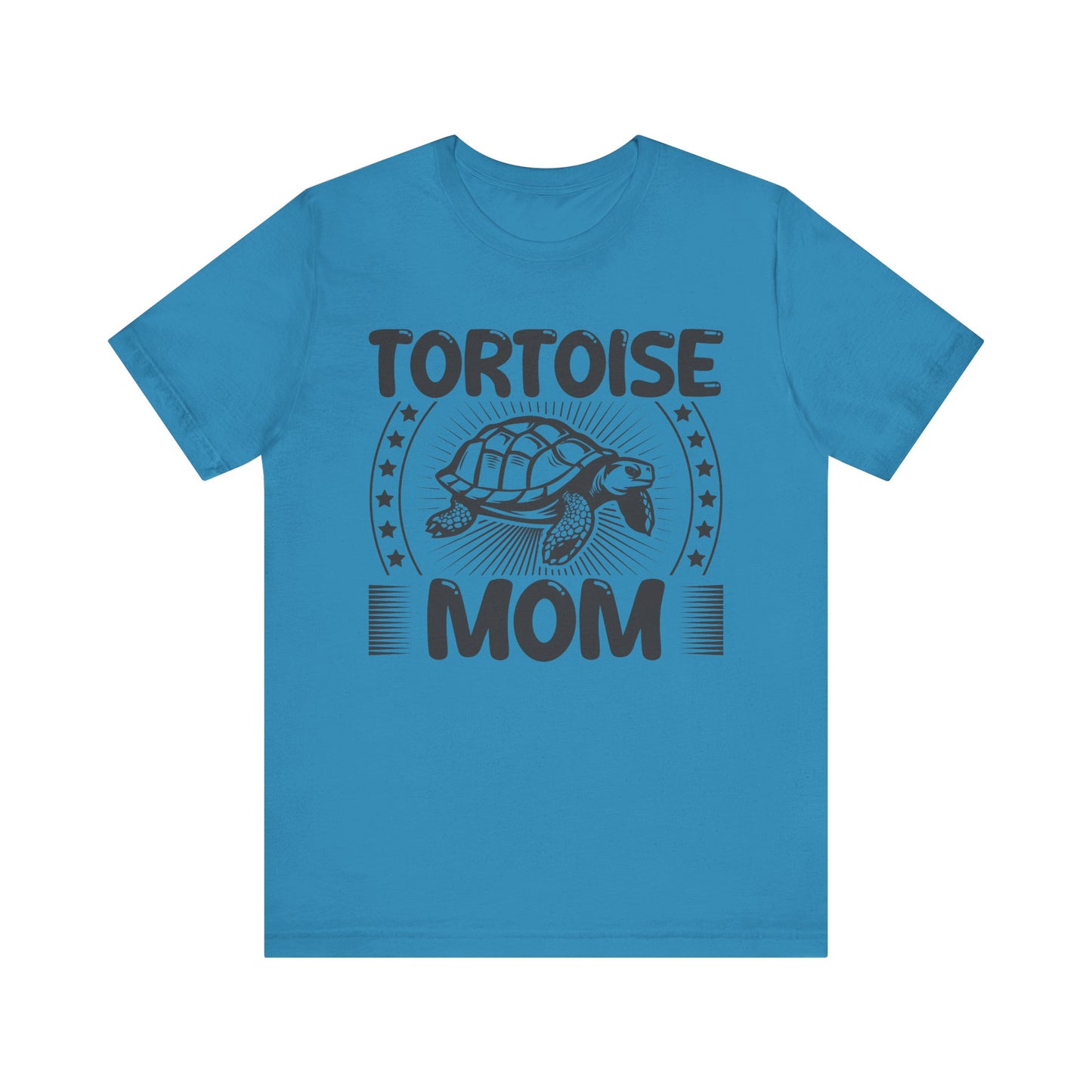 "Tortoise Mom" Unisex Jersey Tee - Casual Everyday Wear - Great for Reptile Lovers