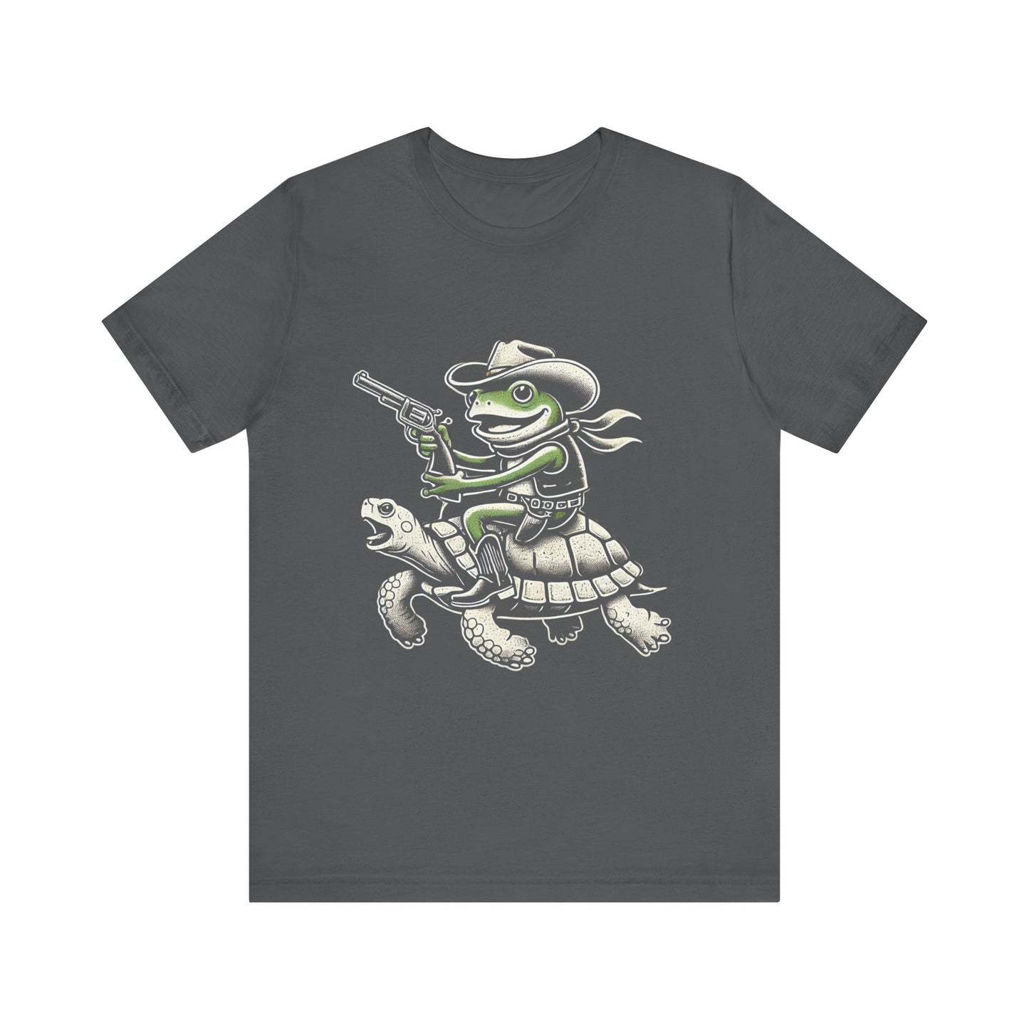 Cowboy Frog Unisex Jersey Tee - Casual Everyday Wear - Great for Reptile Lovers