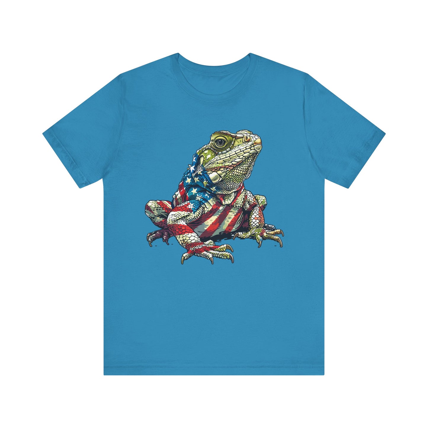 American Iquana Unisex Jersey Tee - Casual Everyday Wear - Great for Reptile Lovers