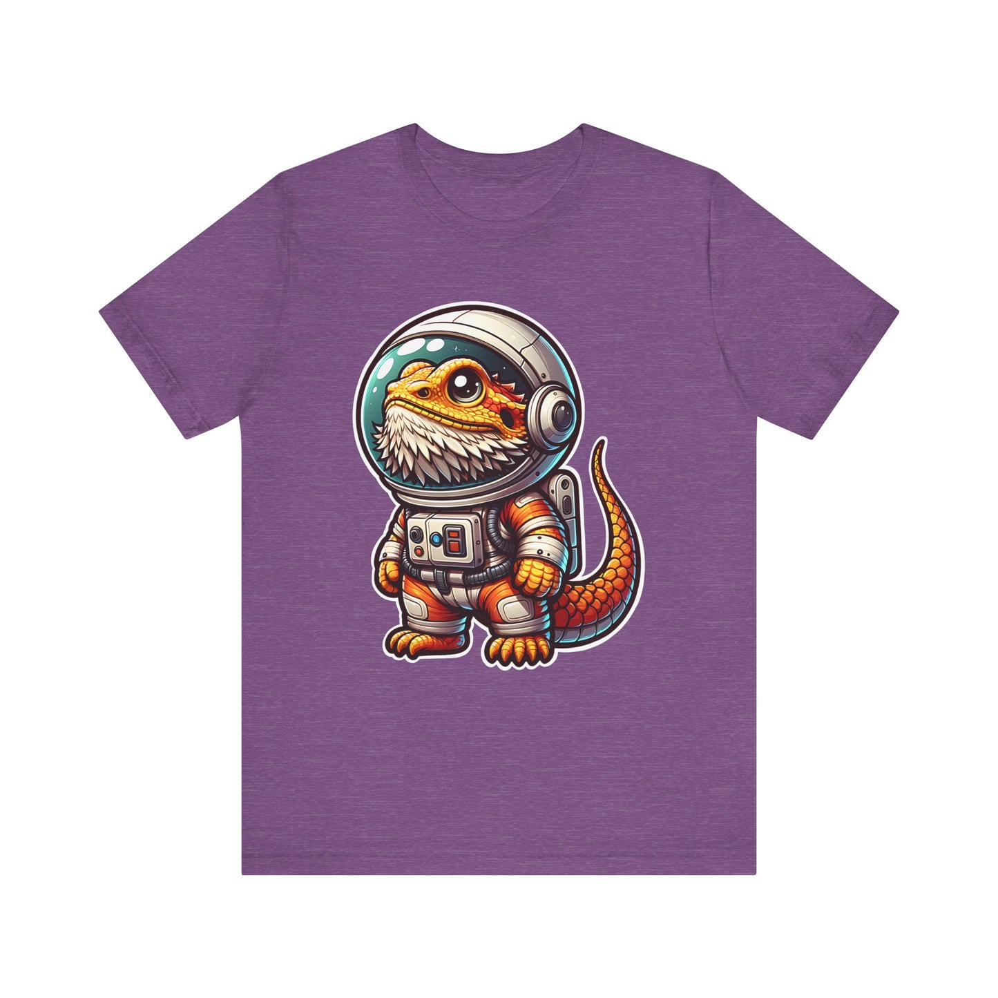 Space Beardie Unisex Jersey Tee - Casual Everyday Wear - Great for Reptile Lovers