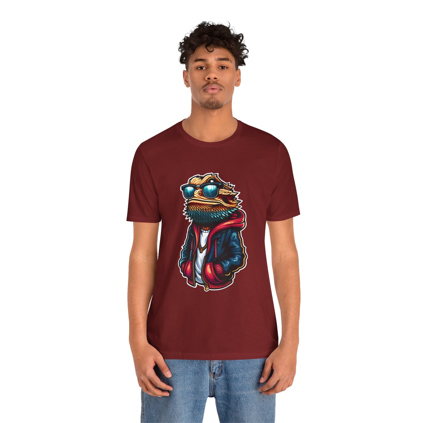 Cool Beardie Unisex Jersey Tee - Casual Everyday Wear - Great for Reptile Lovers