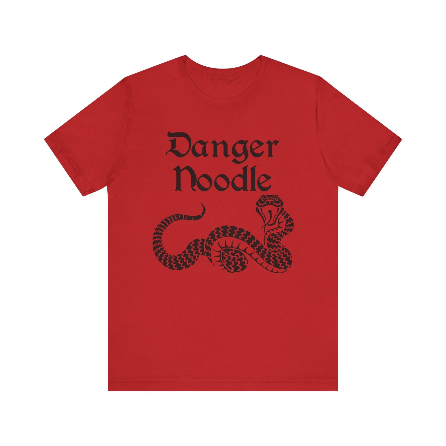 Danger Noodle Unisex Jersey Tee - Casual Everyday Wear - Great for Reptile Lovers