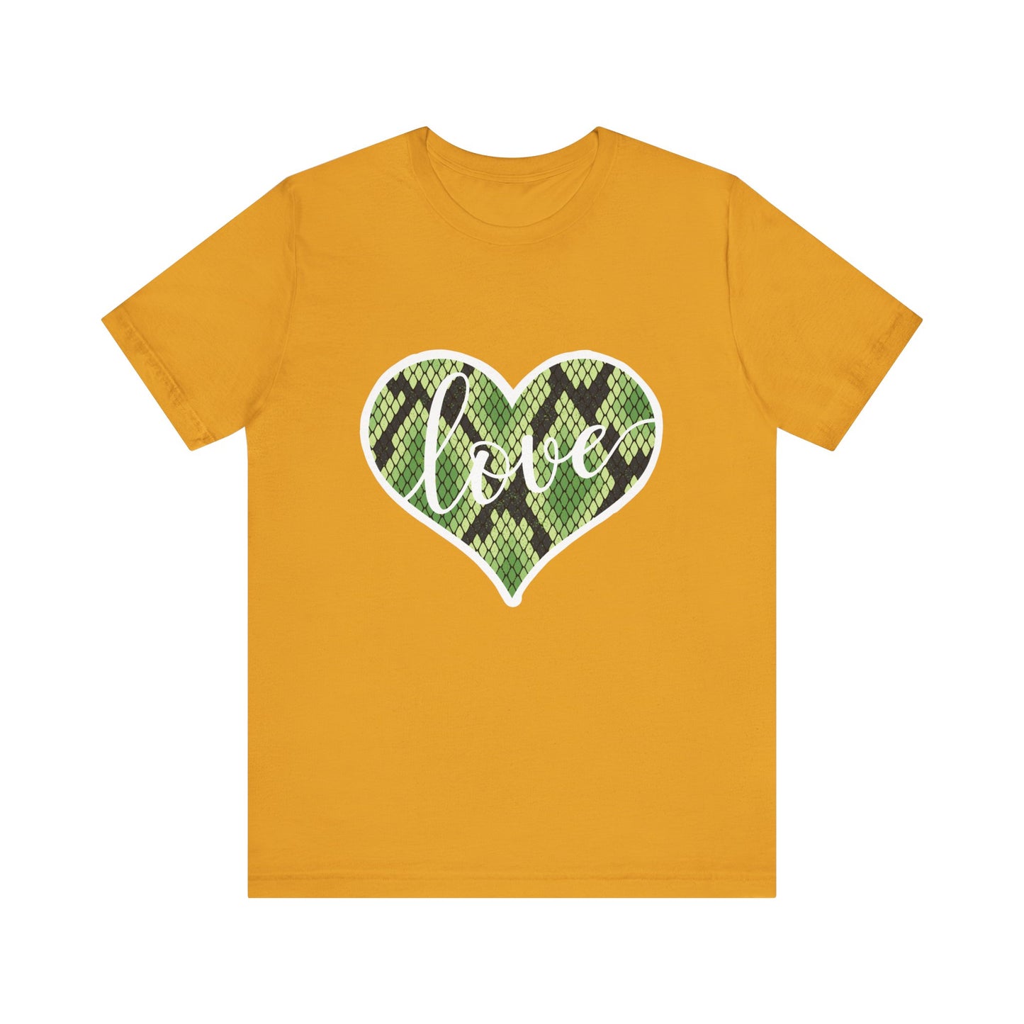 Love Scales Unisex Jersey Tee - Casual Everyday Wear - Great for Reptile Lovers