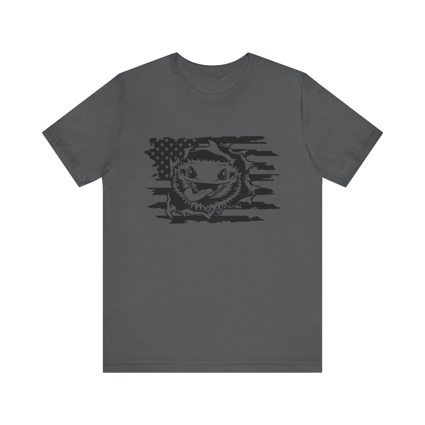 Beardie Flag Exit Unisex Jersey Tee - Casual Everyday Wear - Great for Reptile Lovers