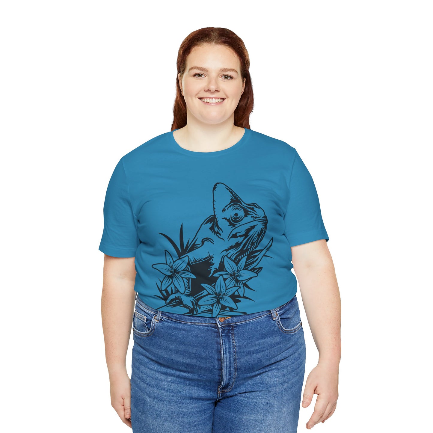 Chameleon Unisex Jersey Tee - Casual Everyday Wear - Great for Reptile Lovers