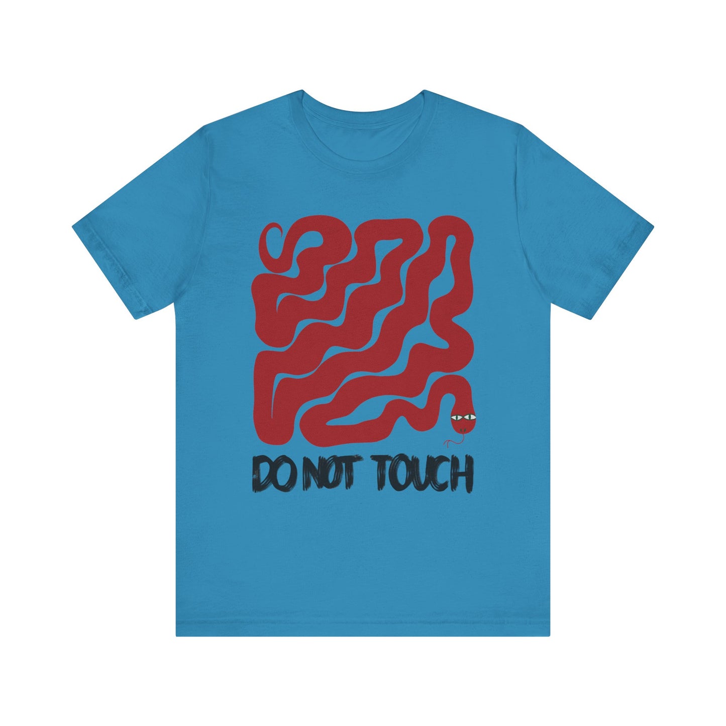 "Do Not Touch" Unisex Jersey Tee - Casual Everyday Wear - Great for Reptile Lovers