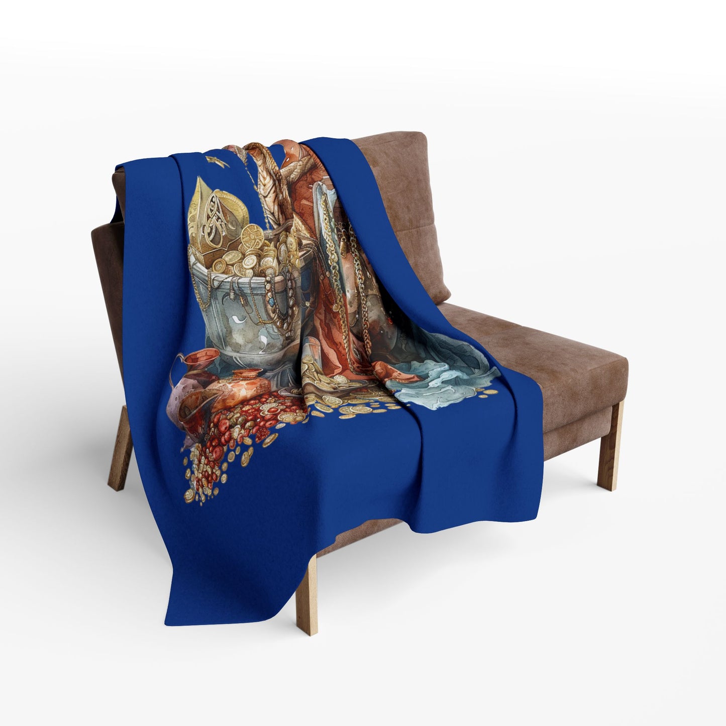 Dragon Hoard Cozy Arctic Fleece Blanket | Perfect for Home Decor, Gifting, and Cozy Nights - Snuggle up with a Dragon
