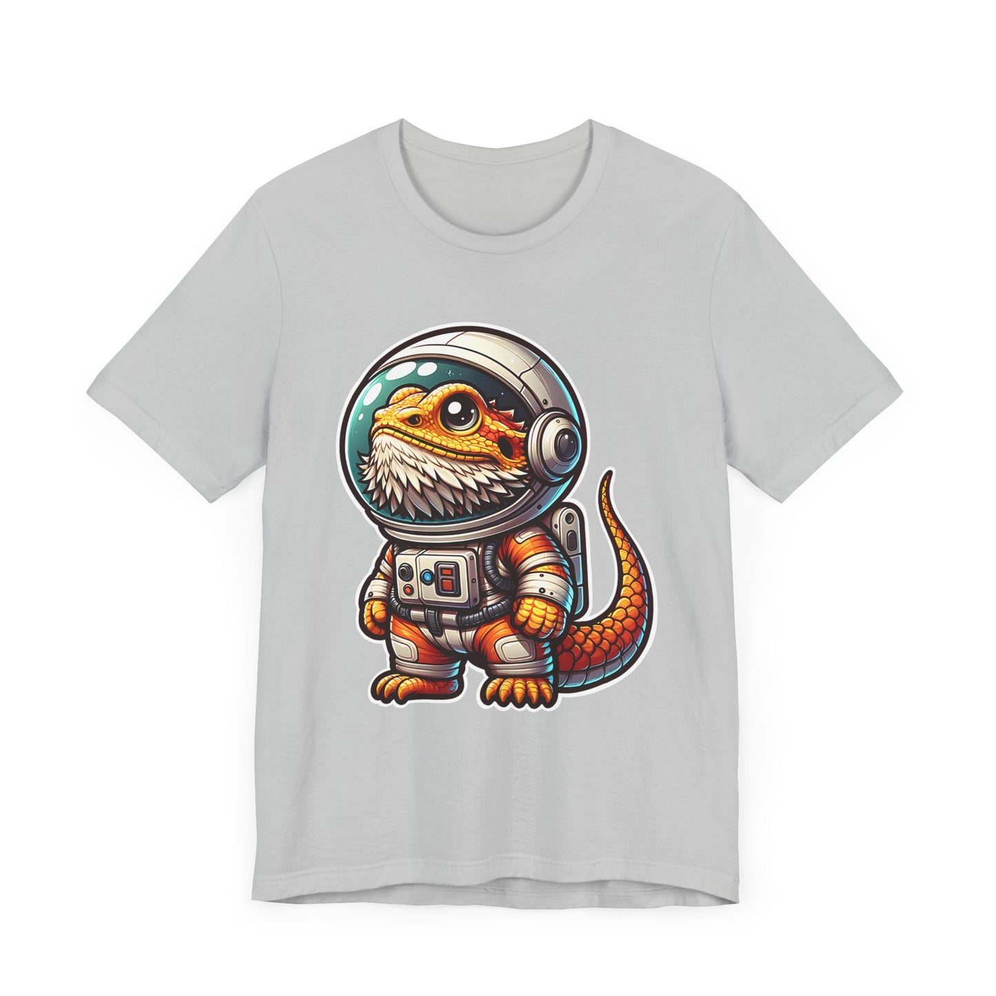 Space Beardie Unisex Jersey Tee - Casual Everyday Wear - Great for Reptile Lovers