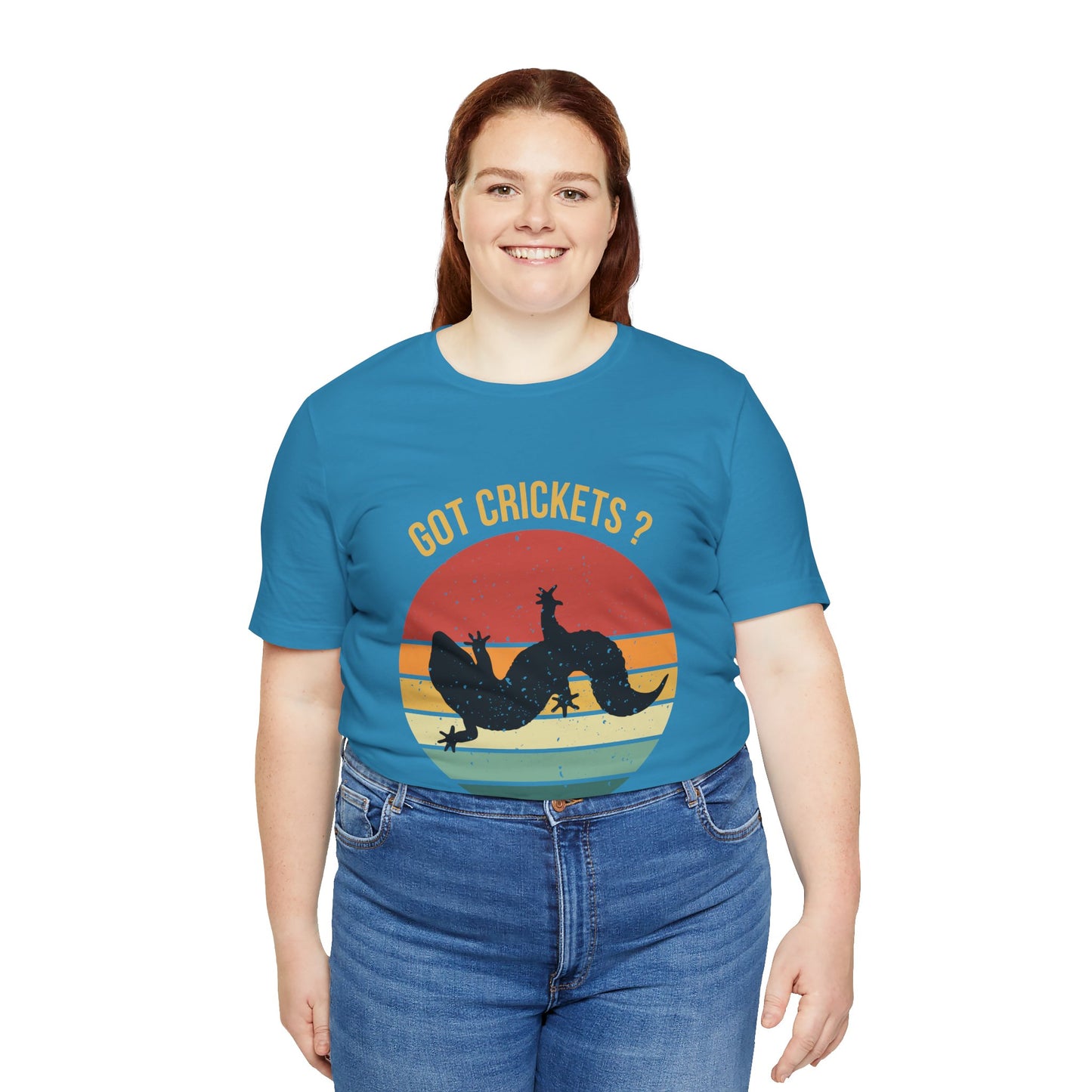"Got Crickets" Unisex Jersey Tee - Casual Everyday Wear - Great for Reptile Lovers