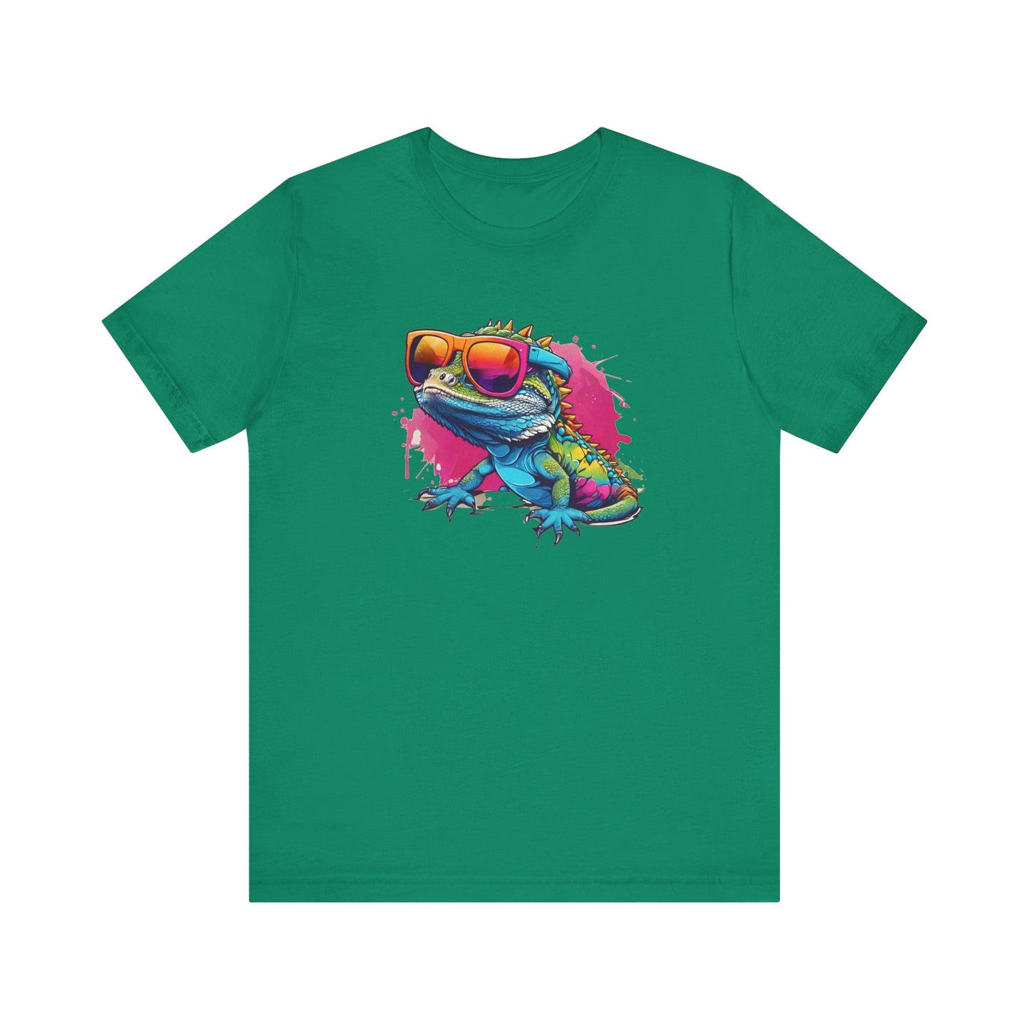 Cool Lizard Unisex Jersey Tee - Casual Everyday Wear - Great for Reptile Lovers
