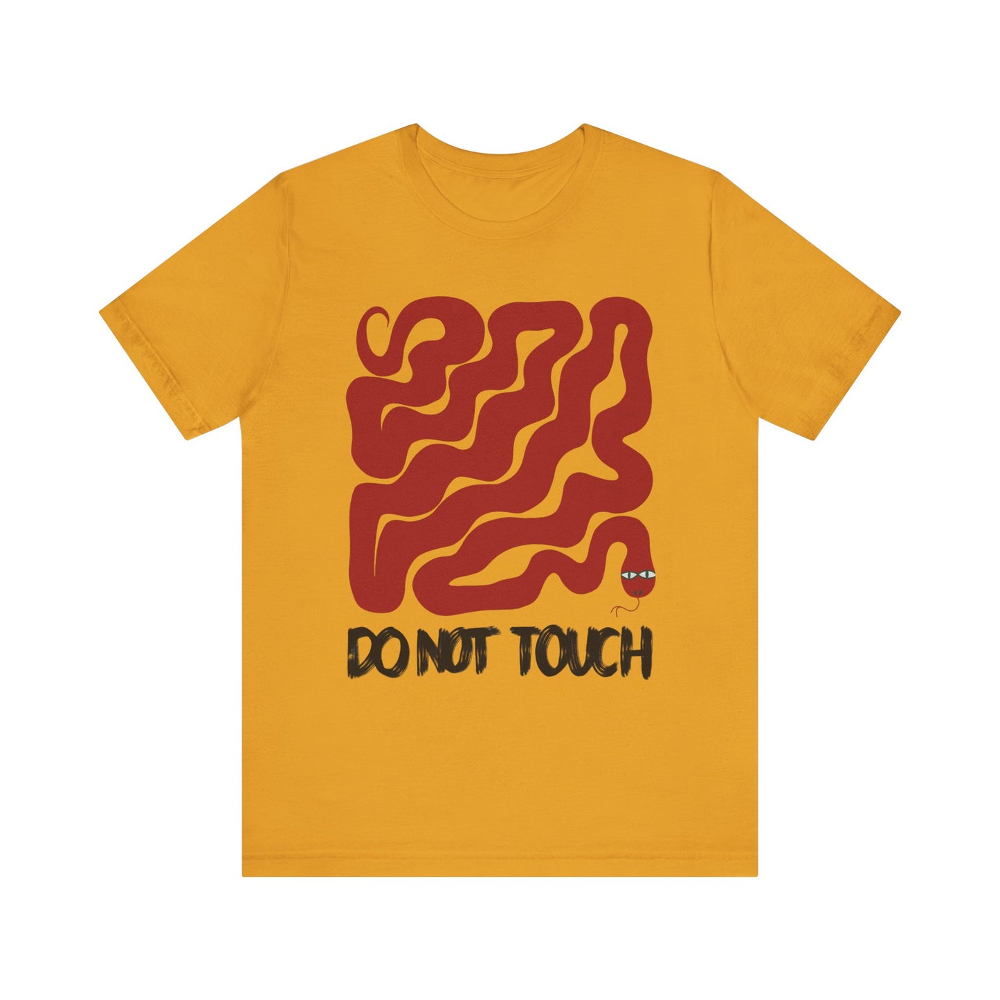 "Do Not Touch" Unisex Jersey Tee - Casual Everyday Wear - Great for Reptile Lovers