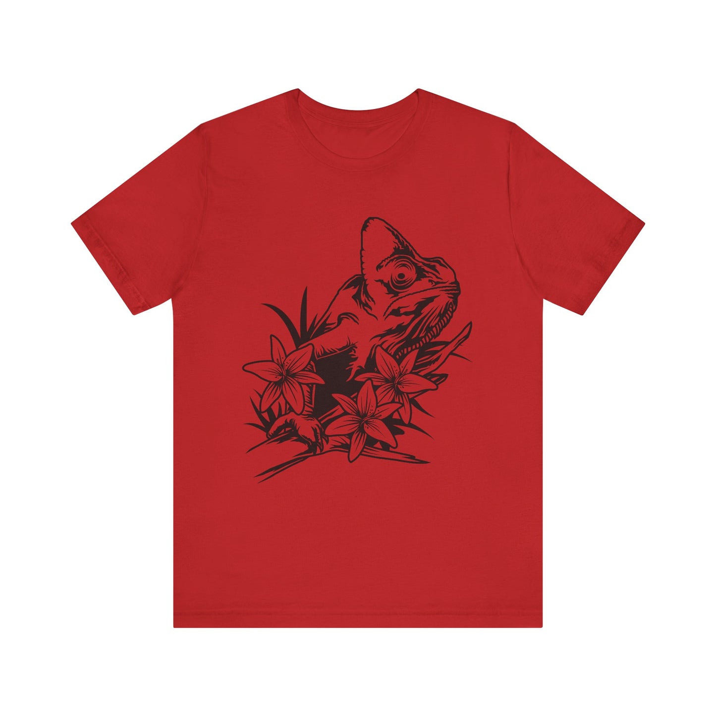 Chameleon Unisex Jersey Tee - Casual Everyday Wear - Great for Reptile Lovers