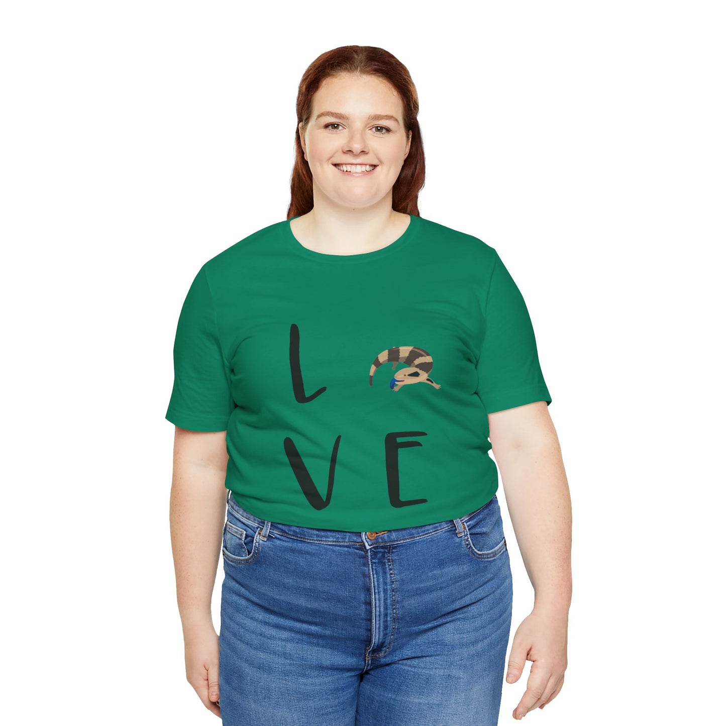 Blue-Tongued Skink Love Unisex Jersey Tee - Casual Everyday Wear - Great for Reptile Lovers